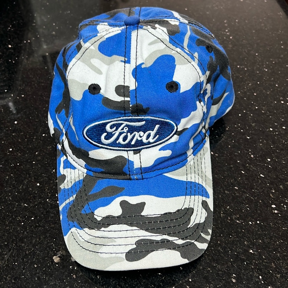 FORD BLUE CAMO HAT